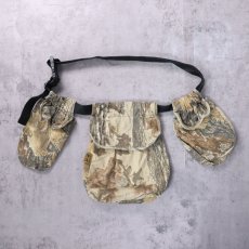 画像1: FIELDLINE リアルツリーカモ柄 ウエストバッグ (1)