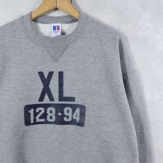 画像1: 90's RUSSELL ATHLETIC USA製 "XL 128-94" プリントスウェット XL (1)