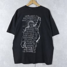 画像2: 90〜2000's Rage Against the Machine "THE BATTLE OF LOS ANGELES" ロックバンドTシャツ BLACK (2)