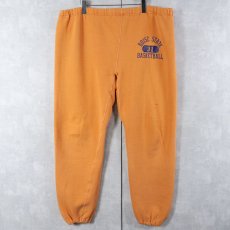 画像1: 70〜80's "BOISE STATE BASKETBALL" プリントスウェットパンツ W20-46 (1)