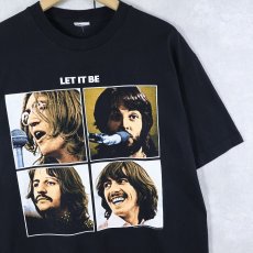 画像1: 2000's THE BEATLES "LET IT BE" ロックバンドTシャツ BLACK (1)