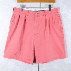 画像1: POLO Ralph Lauren 2タック チノショーツ W33 (1)