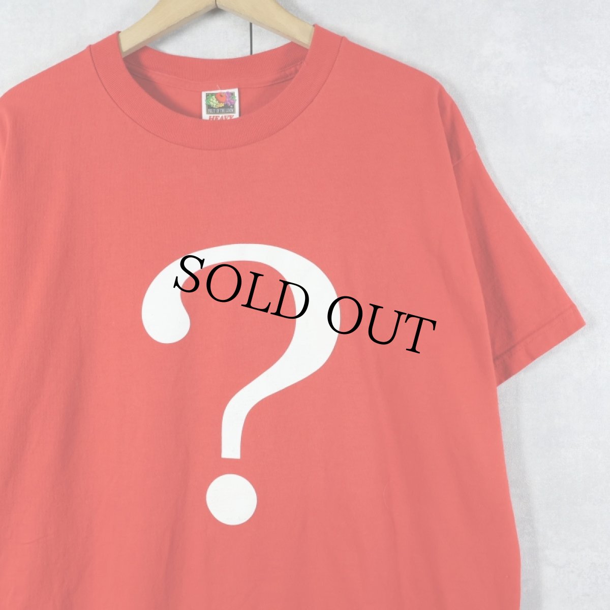 画像1: 2000's "?" プリントTシャツ XL (1)