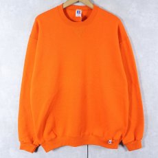 画像1: 80's RUSSELL ATHLETIC USA製 前V 無地スウェット XL (1)