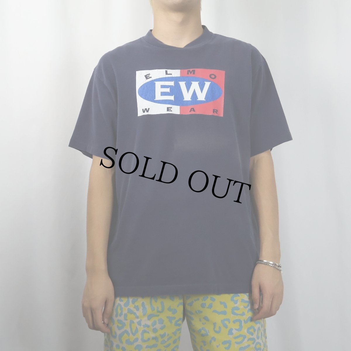 画像3: 90's SESAME STREET "ELMO" キャラクタープリントTシャツ NAVY (3)