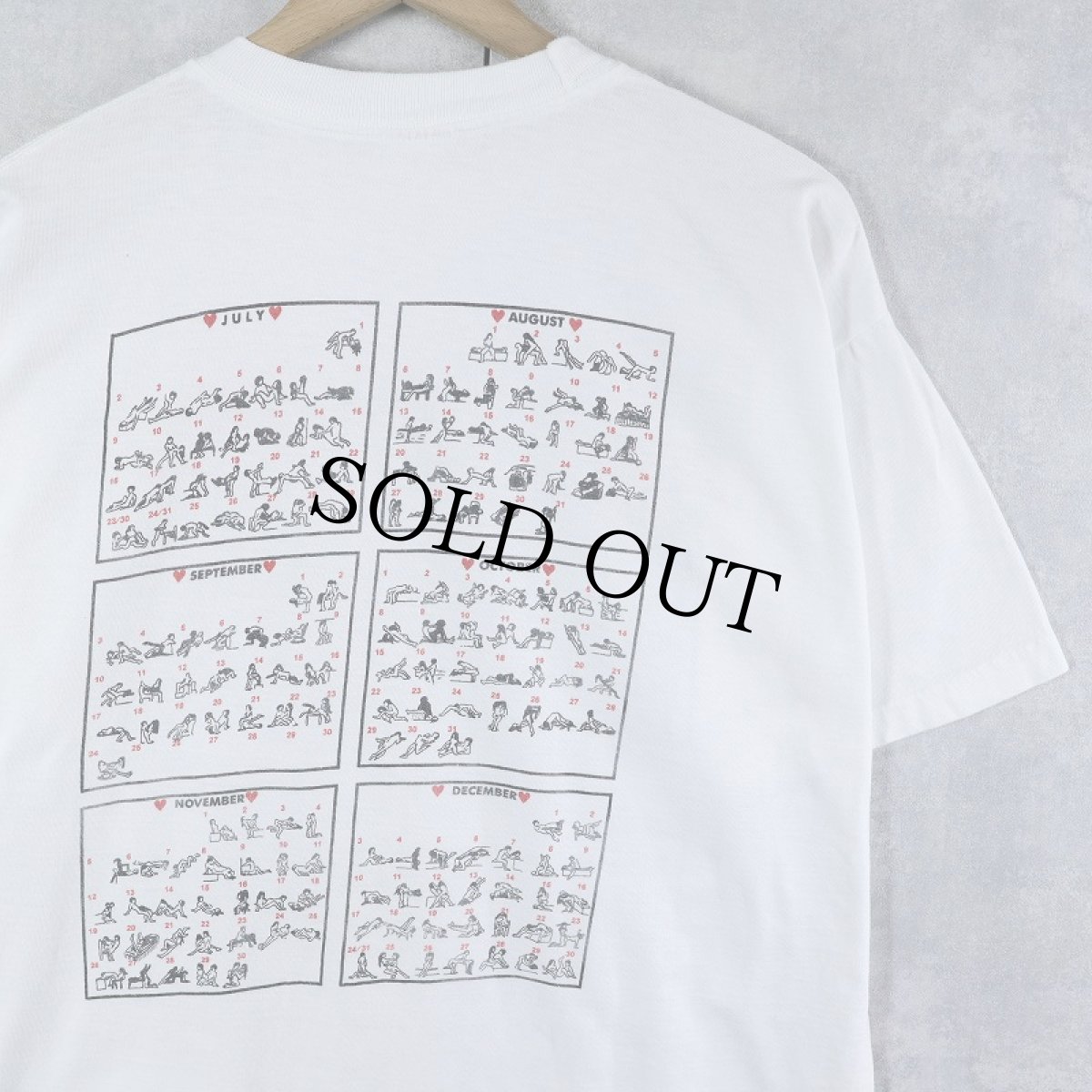 画像2: 90's "The Year of Love" エロプリントTシャツ XL (2)