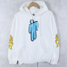 画像1: Billie Eilish "WORLD TOUR" ミュージシャンツアースウェットフーディー S (1)