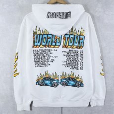 画像2: Billie Eilish "WORLD TOUR" ミュージシャンツアースウェットフーディー S (2)