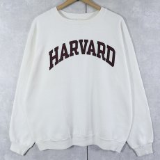 画像1: 80〜90's "HARVARD" プリントラグランスウェット  (1)