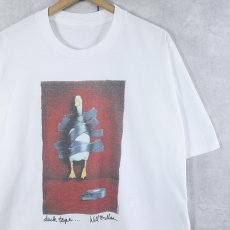 画像1: 90's Will Bullas "Duck Tape" アートプリントTシャツ (1)