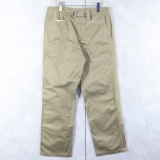 画像2: EURO Yarmo ENGLAND製 シンチバック付き ダブルニーワークパンツ SIZE46 (2)