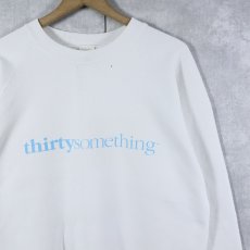 画像1: 80's thirtysomething テレビドラマ ロゴプリント ラグランスウェット (1)