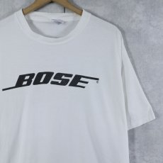 画像1: 2000's BOSE 音響機器メーカー ロゴプリントTシャツ XL (1)
