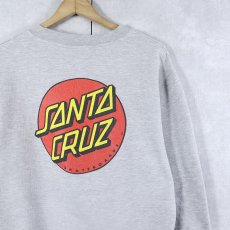 画像1: SANTA CRUZ ロゴプリントスウェット M (1)