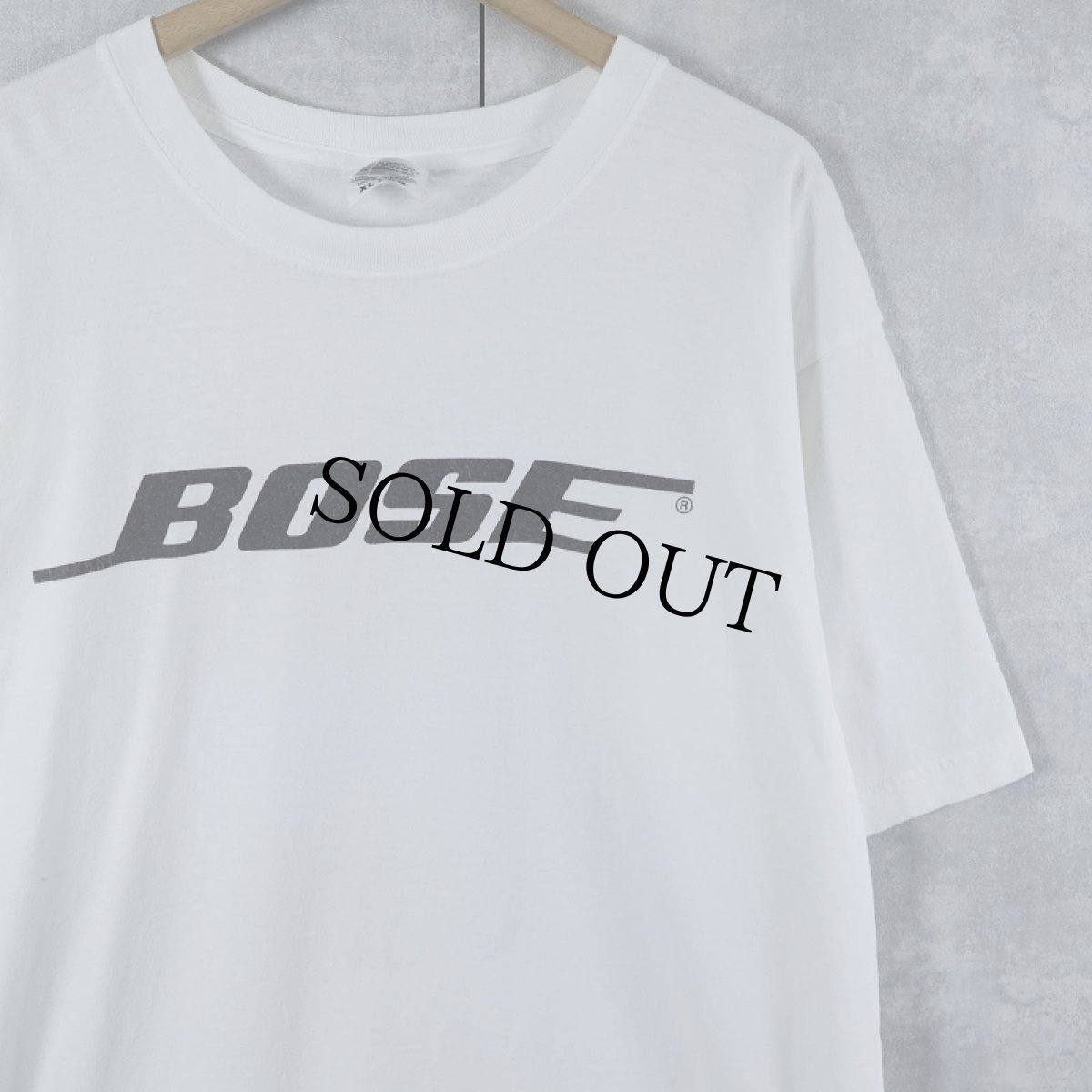 画像1: 90〜2000's BOSE 音響機器メーカー ロゴプリントTシャツ XL (1)