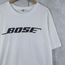 画像1: 90〜2000's BOSE 音響機器メーカー ロゴプリントTシャツ XL (1)