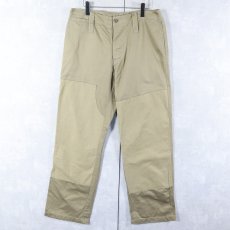 画像1: EURO Yarmo ENGLAND製 シンチバック付き ダブルニーワークパンツ SIZE46 (1)