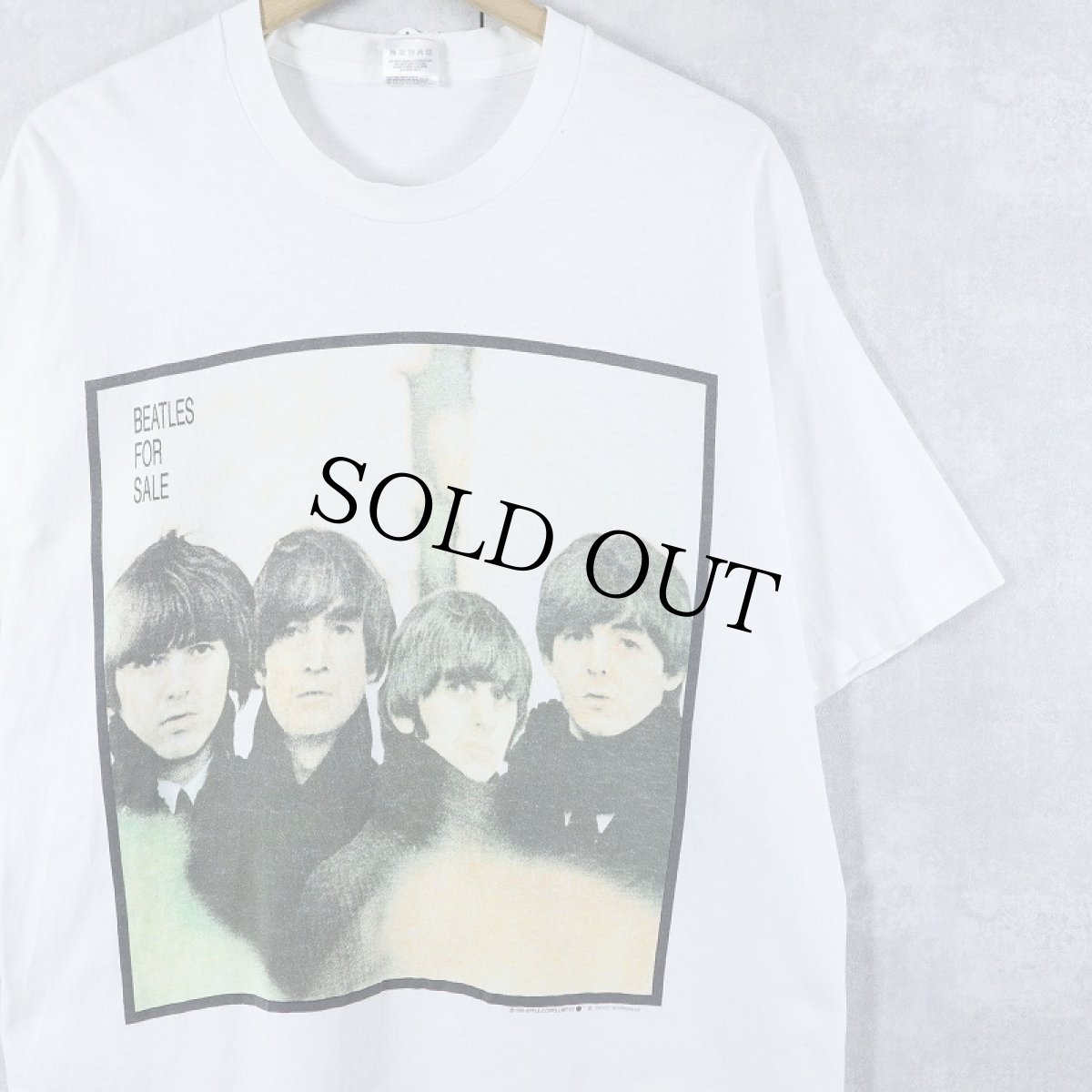 画像1: 90's THE BEATLES USA製 "BEATLES FOR SALE" ロックバンド アルバムTシャツ L (1)