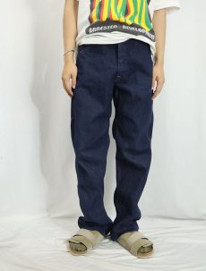 画像2: 50〜60's STOREBRAND デニムペインターパンツ W30 (2)