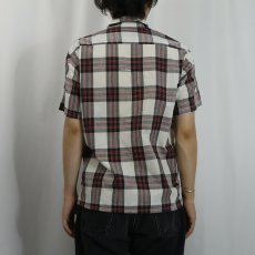 画像3: 60's Town Topic チェック柄 コットンシャツ M (3)