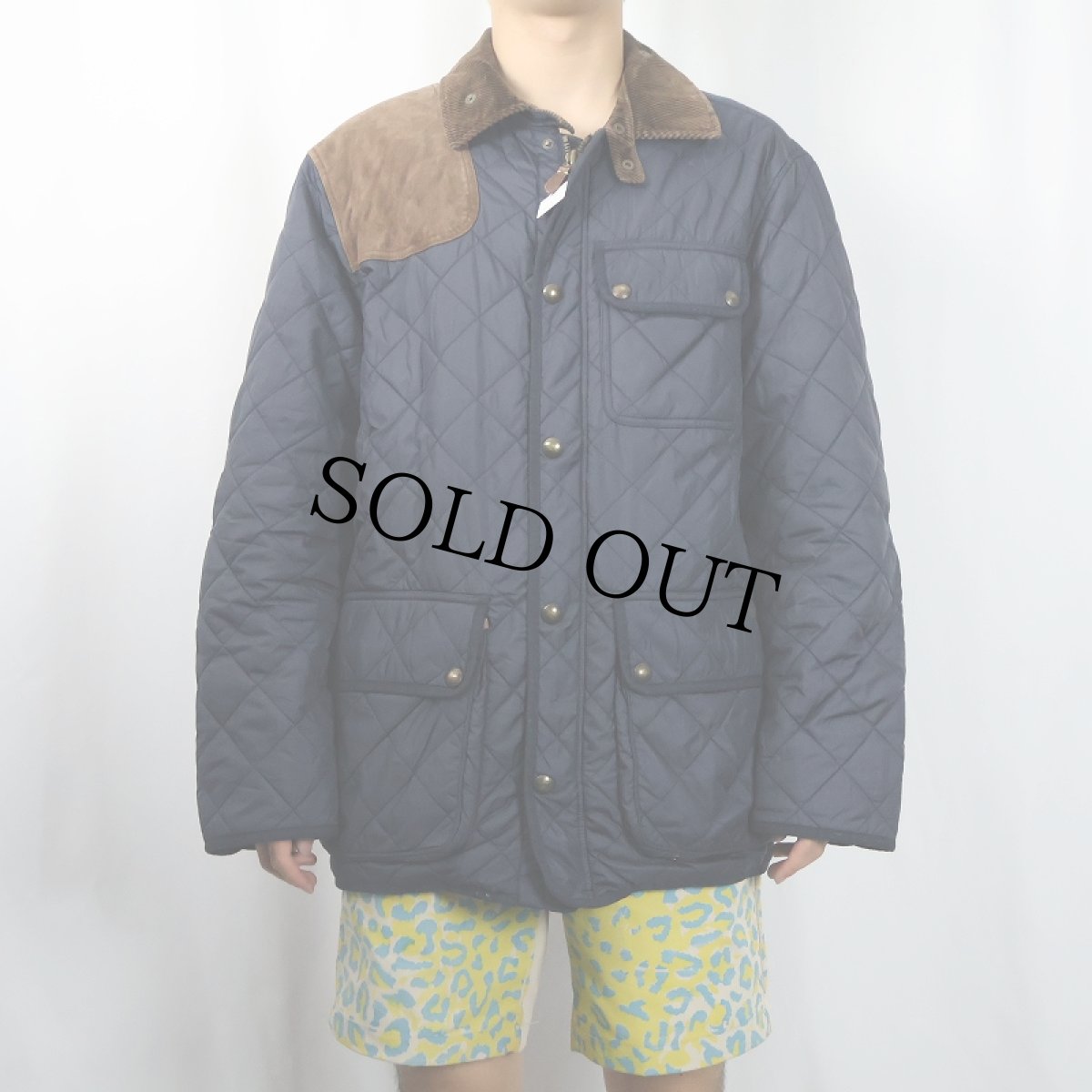 画像2: POLO Ralph Lauren キルティング ハンティングジャケット L (2)