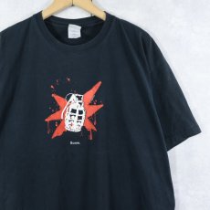 画像1: "Boom" プリントTシャツ BLACK XL (1)