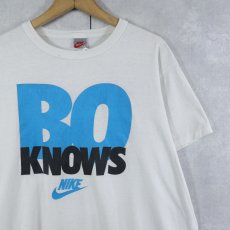 画像1: 90's NIKE CANADA製 "BO KNOWS" プリントTシャツ L (1)