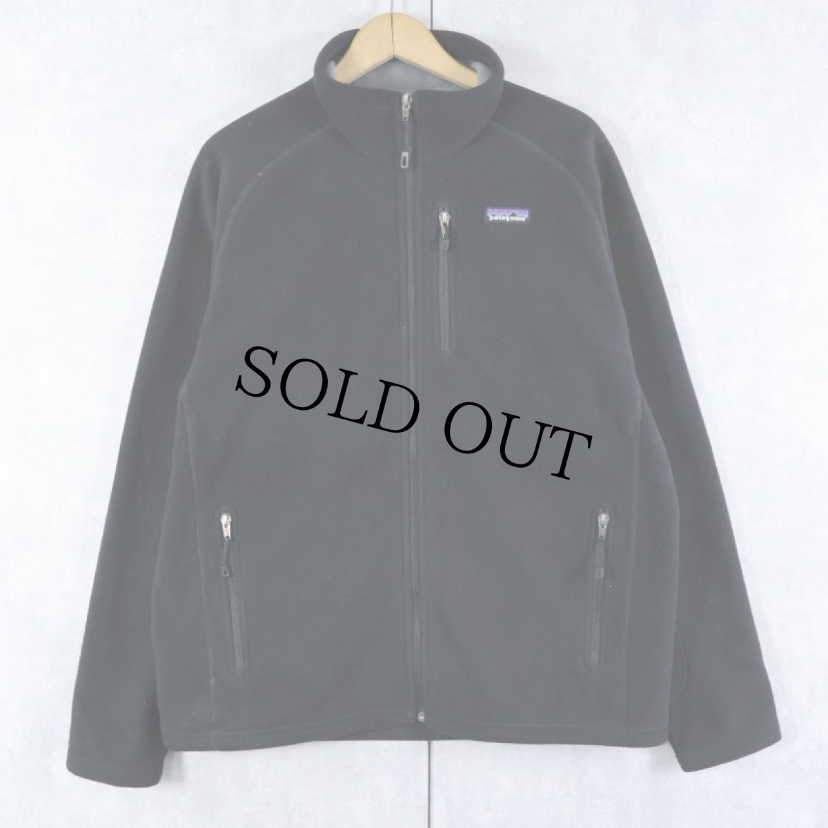 画像1: 2000's Patagonia シンチラフリースジャケット BLACK L (1)