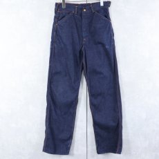 画像1: 50〜60's STOREBRAND デニムペインターパンツ W30 (1)