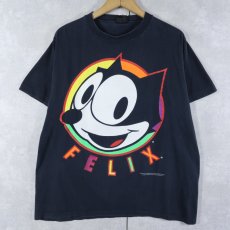 画像1: 90's FELIX USA製 キャラクタープリントTシャツ L (1)