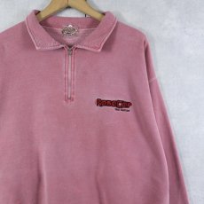 画像1: 90's ROBOCOP CANADA製 SFアクション映画 ロゴ刺繍 後染め ハーフジップスウェット L-XL (1)