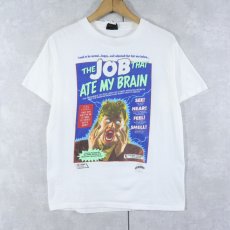 画像1: 90's FUN-O-RAMA MUTT GROENING "THE JOB THAT ATE MY BRAIN" USA製 イラストTシャツ M (1)