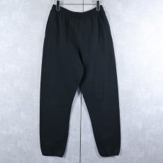 画像1: 90's RUSSELL ATHLETIC USA製 無地スウェットパンツ BLACK L (1)