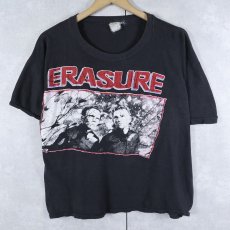 画像1: 80's ERASURE エレクトロ・ポップ・バンドツアーTシャツ BLACK (1)