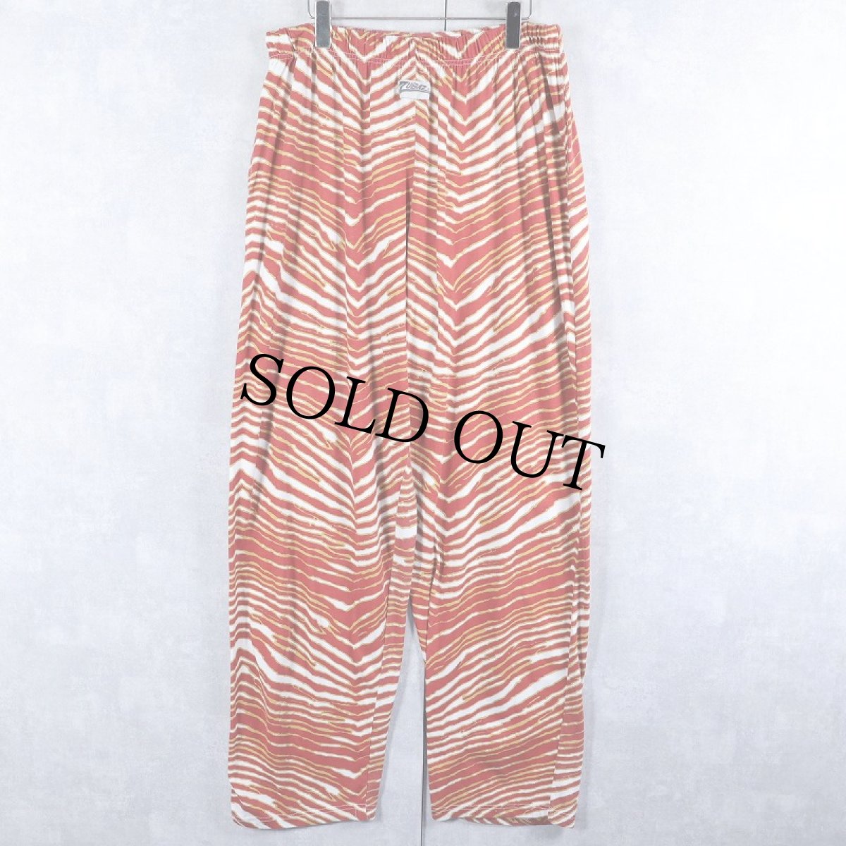 画像1: 90's ZUBAZ ゼブラ柄 コットンポリイージーパンツ 2XL (1)