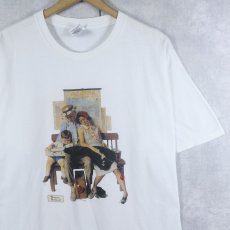 画像1: Norman Rockwell "Family Home from Vacation" アートプリントTシャツ L (1)