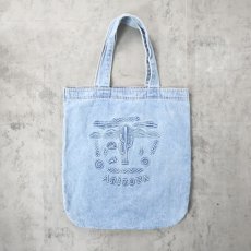 画像1: USA製 "ARIZONA" エンボス加工 デニムトートバッグ  (1)
