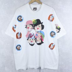 画像1: 90's M. HARRIS USA製 ピエロプリントTシャツ XXL (1)