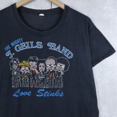画像1: 80's The J. Geils Band "Love Stinks" ロックバンドTシャツ BLACK (1)