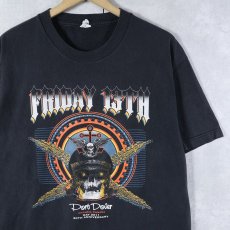 画像1: "FRIDAY 13TH" パロディプリントTシャツ BLACK L (1)