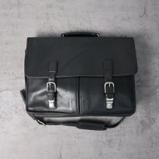 画像1: 90's COACH USA製 レザーブリーフケース BLACK (1)