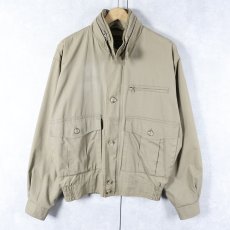 画像1: 80's Eddie Bauer チンスト付き コットンハンティングジャケット S (1)