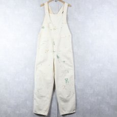 画像3: 〜60's プリズナー HBT コットンオーバーオール (3)