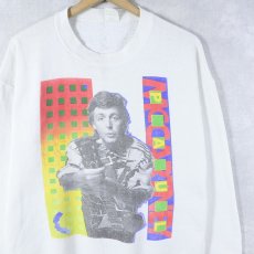 画像1: 90's Paul McCartney USA製 ミュージシャンツアースウェット XL (1)