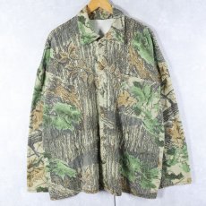 画像1: リアルツリーカモ柄 スウェットシャツ (1)
