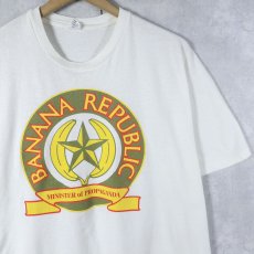 画像1: 80's BANANA REPUBLIC USA製 ロゴプリントTシャツ XL (1)