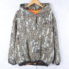 画像1: "TREBARK" カモ柄 コットンフーディー (1)