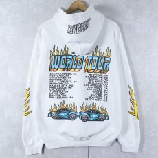 画像2: Billie Eilish "WORLD TOUR" ミュージシャンツアースウェットフーディー L (2)