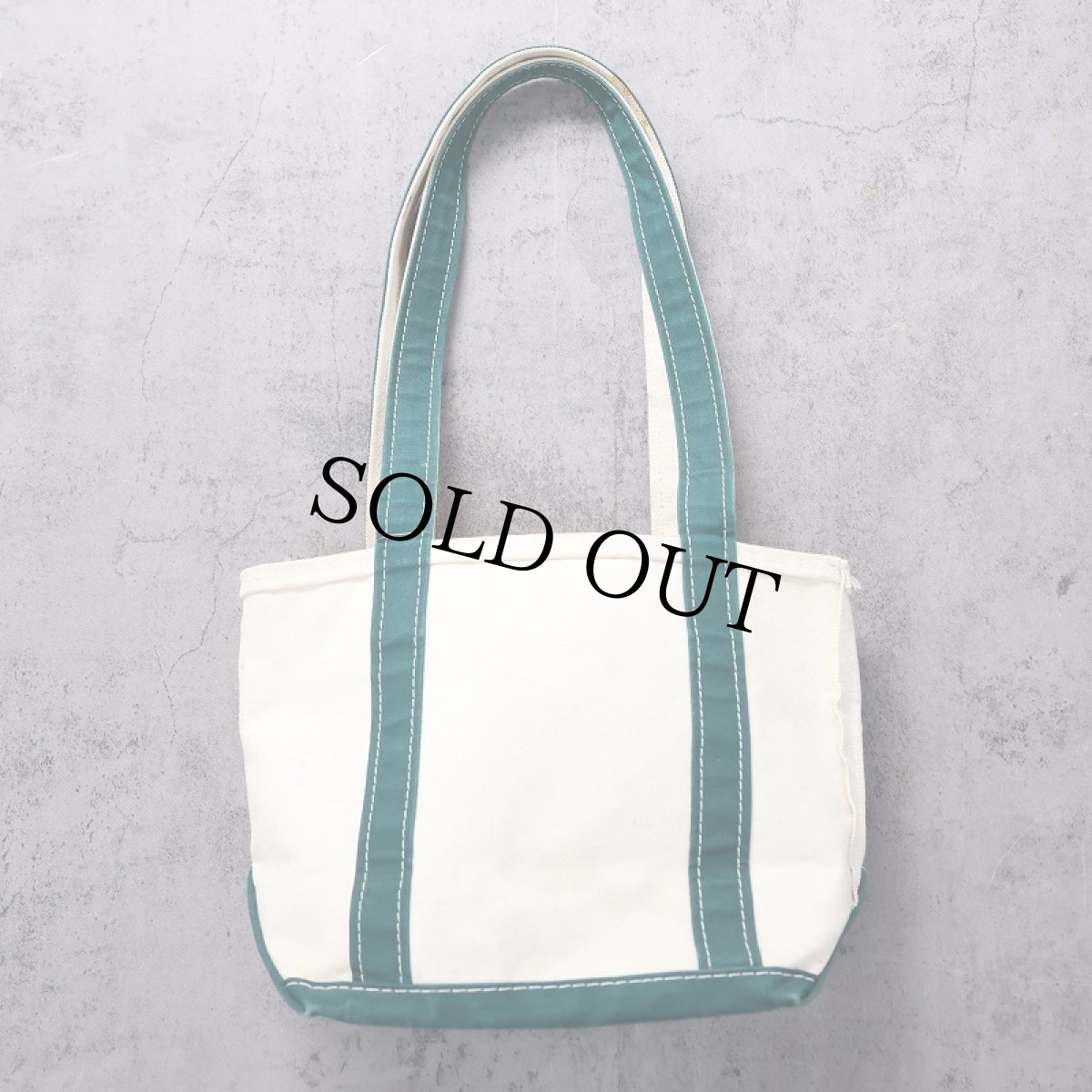 画像1: 80's L.L.Bean "BOTE AND TOTE" ロングハンドル キャンバストートバッグ SMALL (1)