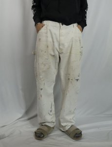 画像2: Dickies ペンキペイント コットンペインターパンツ W37 (2)